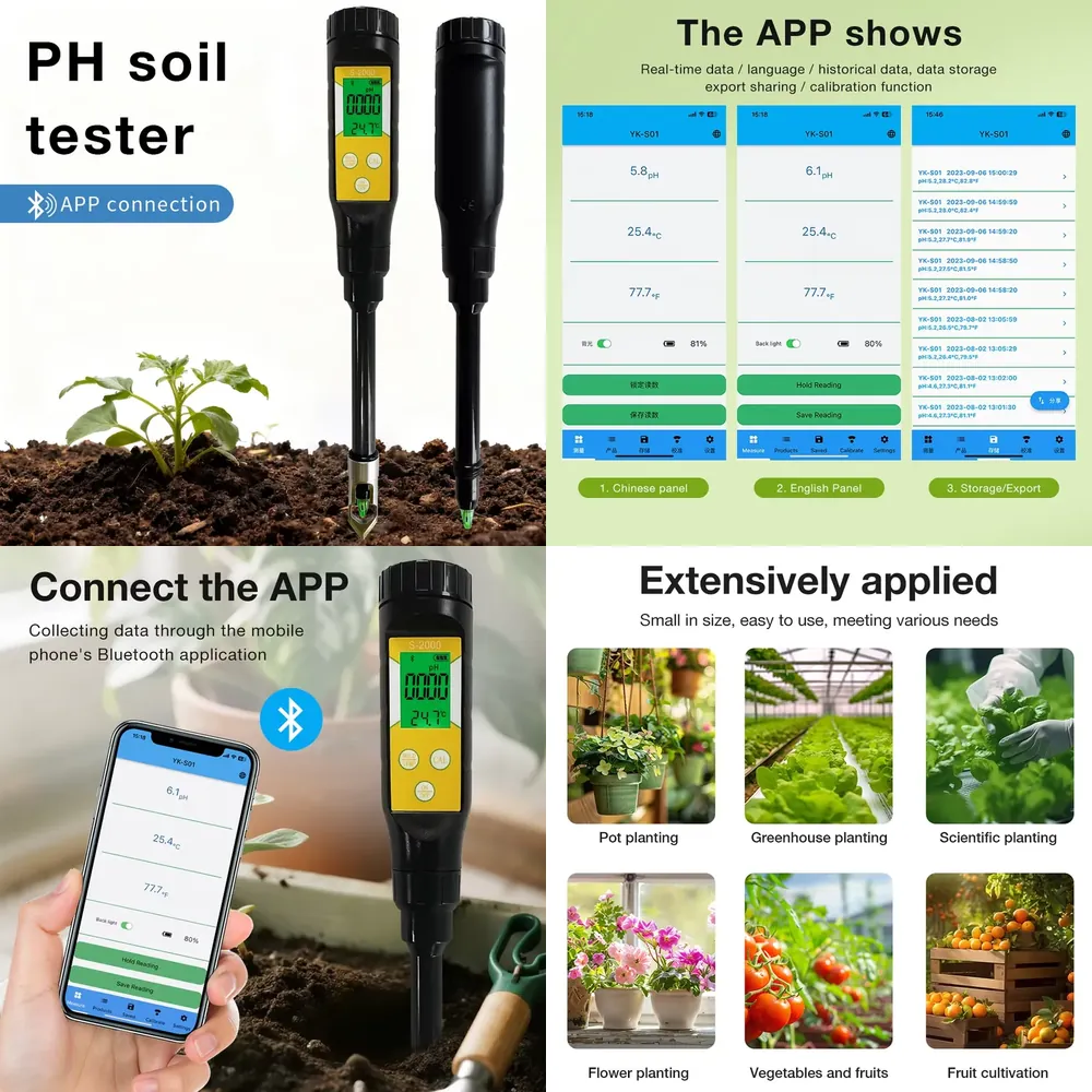 Plant Pot - WAP01 Smart Soil PH Meter for