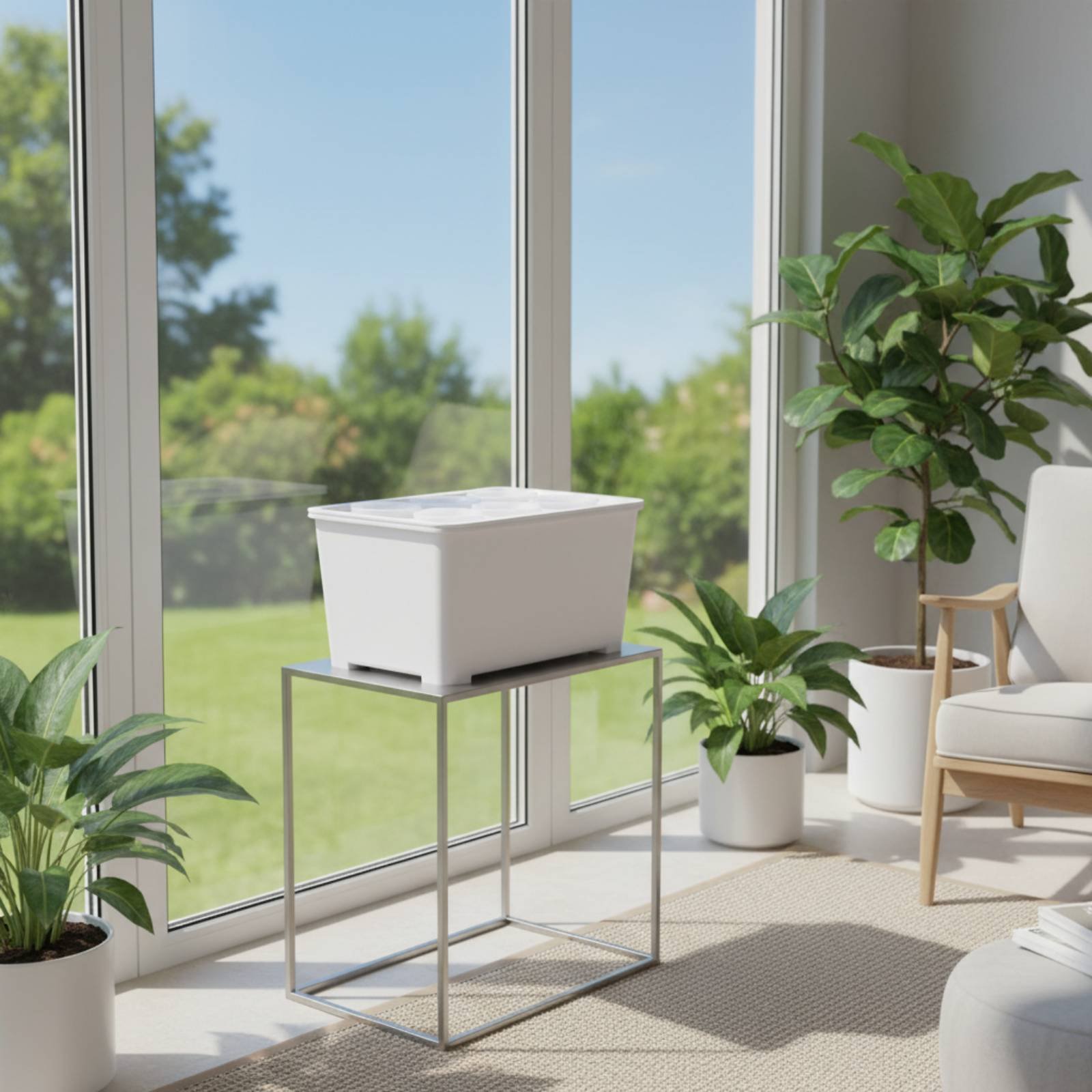 Hydroponic Planting Box Sunlig - Hydroponic Kit recension och pris