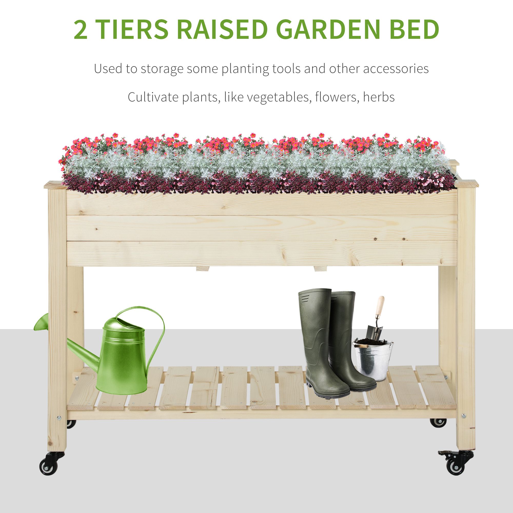 Outdoor/Indoor Raised Garden B - Grow Bag recension och pris