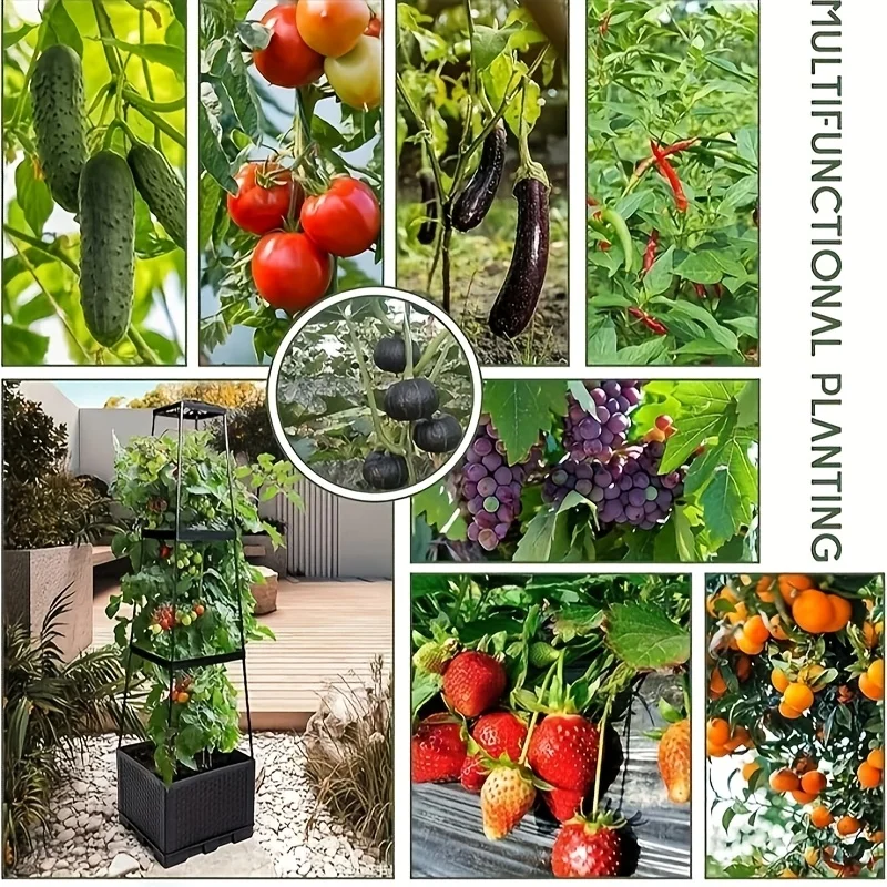 Tomato tower with self waterin - Indoor Herb Garden recension och pris