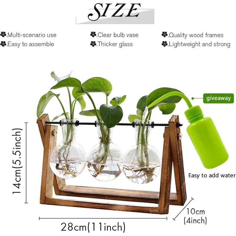Wooden Stand Hydroponic Plant  - Hydroponic Kit recension och pris