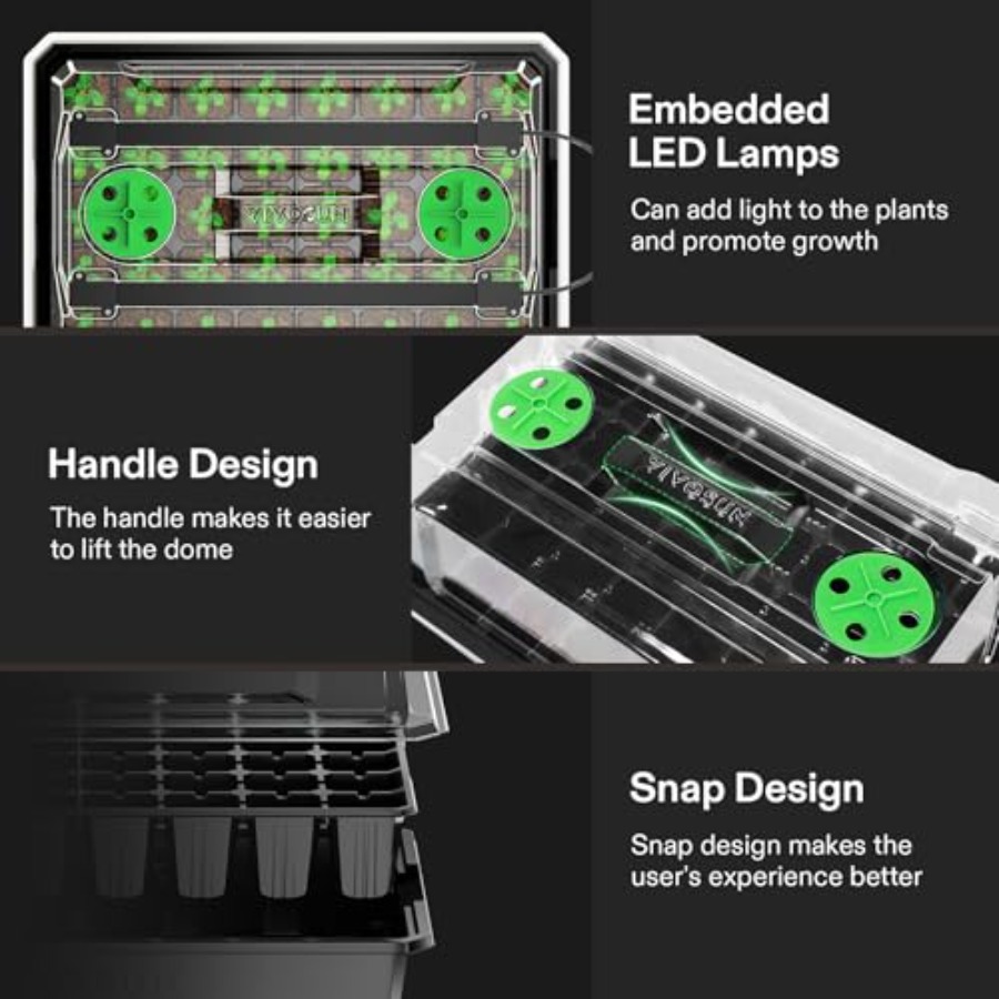 6-Pack Seed Starter Trays for  - Seed Starter Tray recension och pris