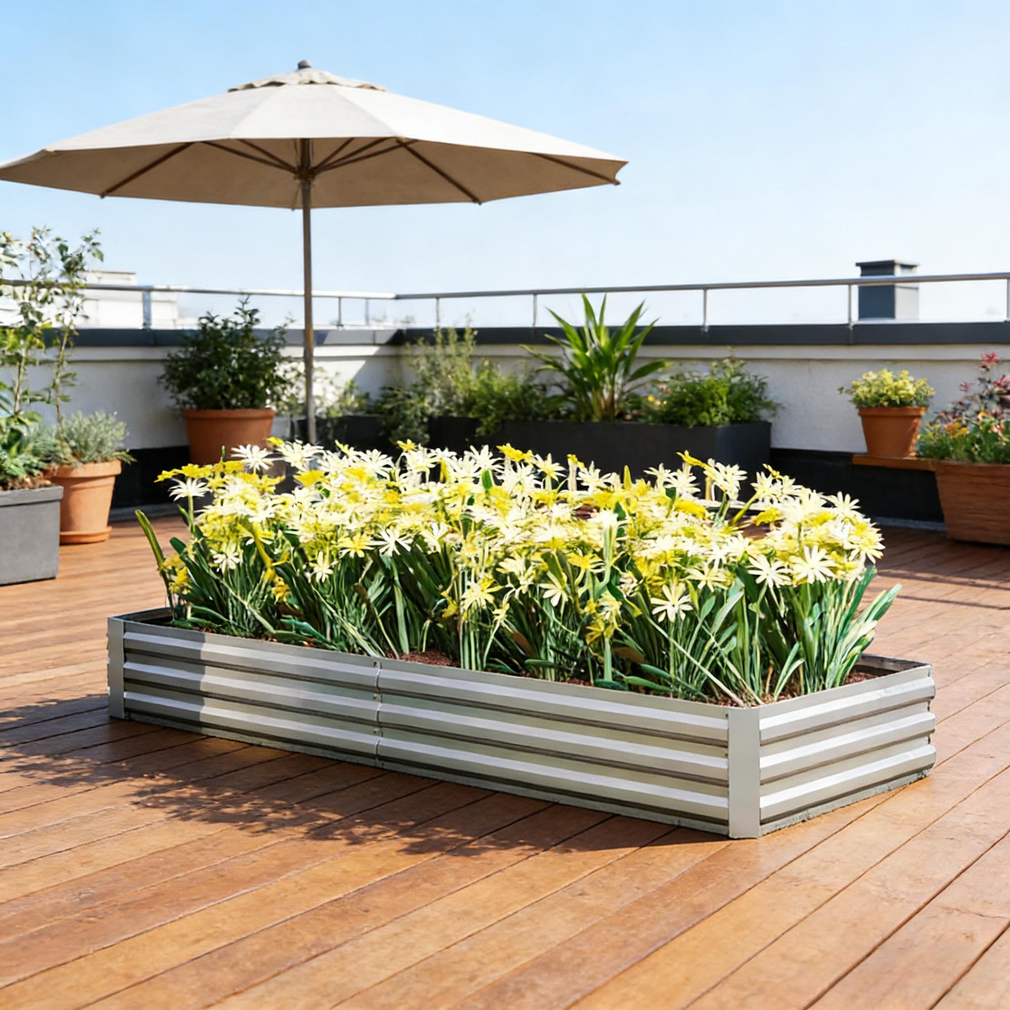 Flower Box,Plant Box,Garden Be - Raised Garden Bed recension och pris