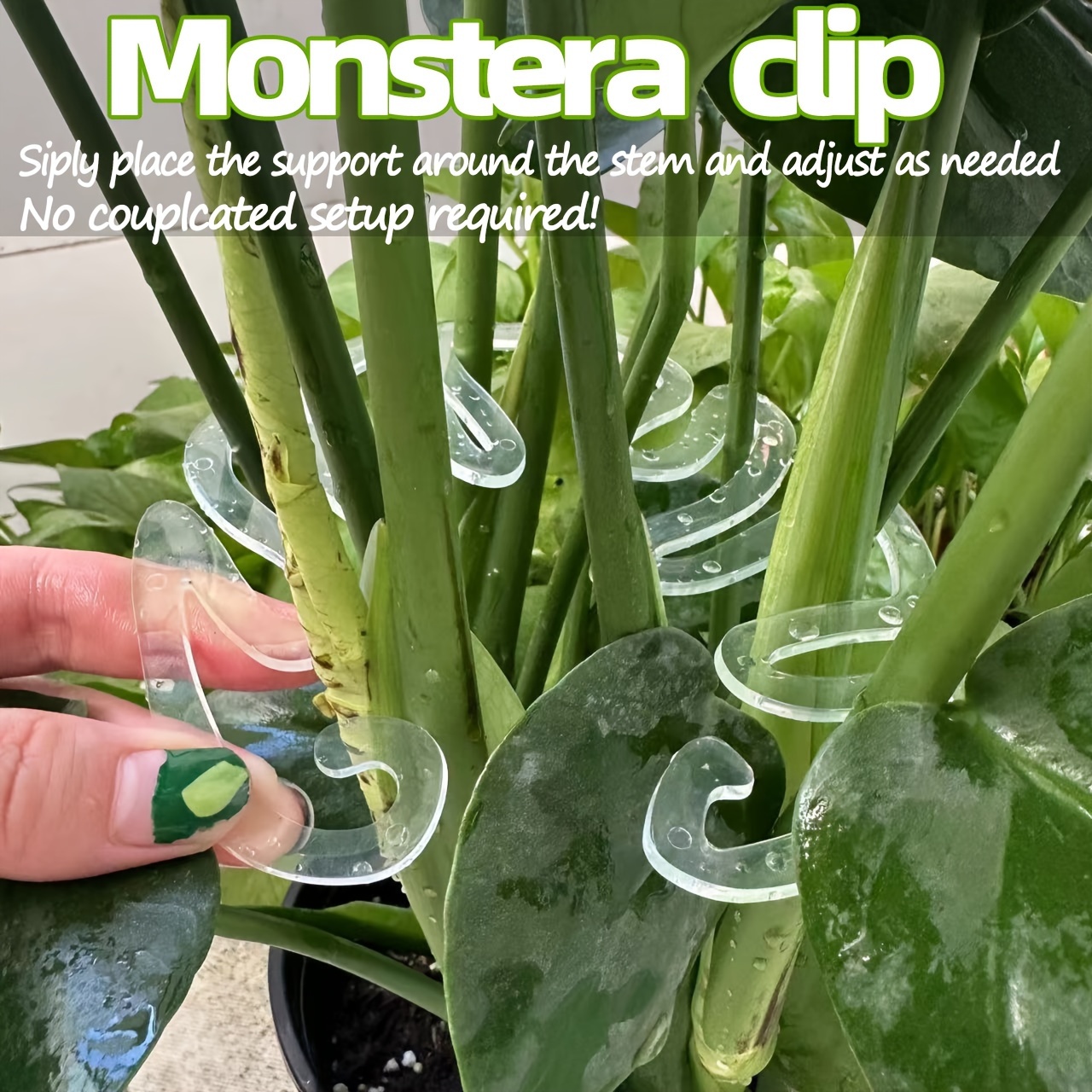 Flexible Plastic Monstera Plan - Vertical Planter recension och pris
