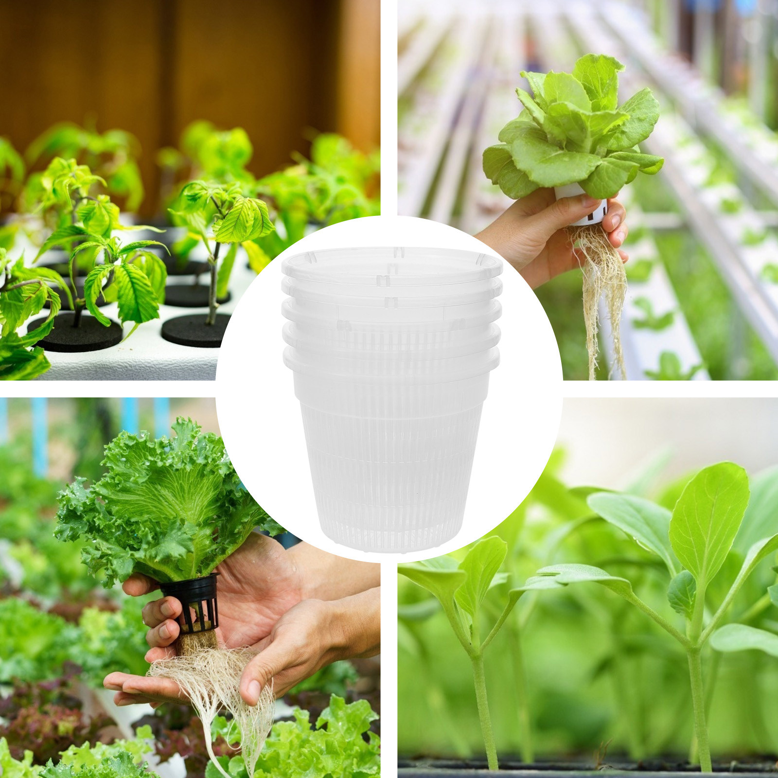 5Pcs Hydroponic Planting Net P - Plant Pot recension och pris