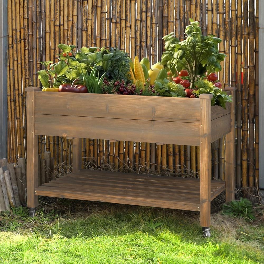 Large 48x24x33in Raised Garden - Raised Garden Bed recension och pris