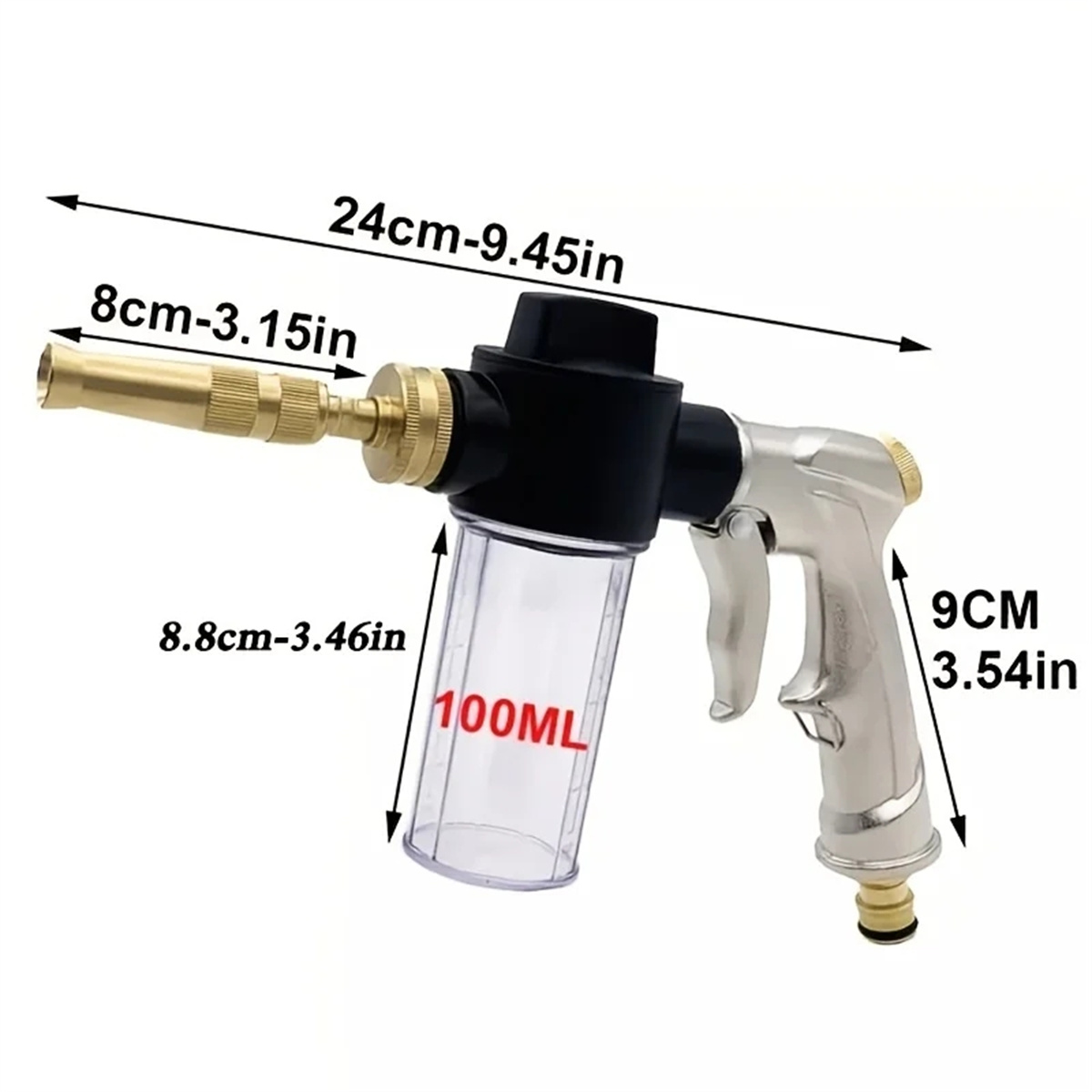 High Pressure Spray Water Gun  - Trowel Garden Tools recension och pris