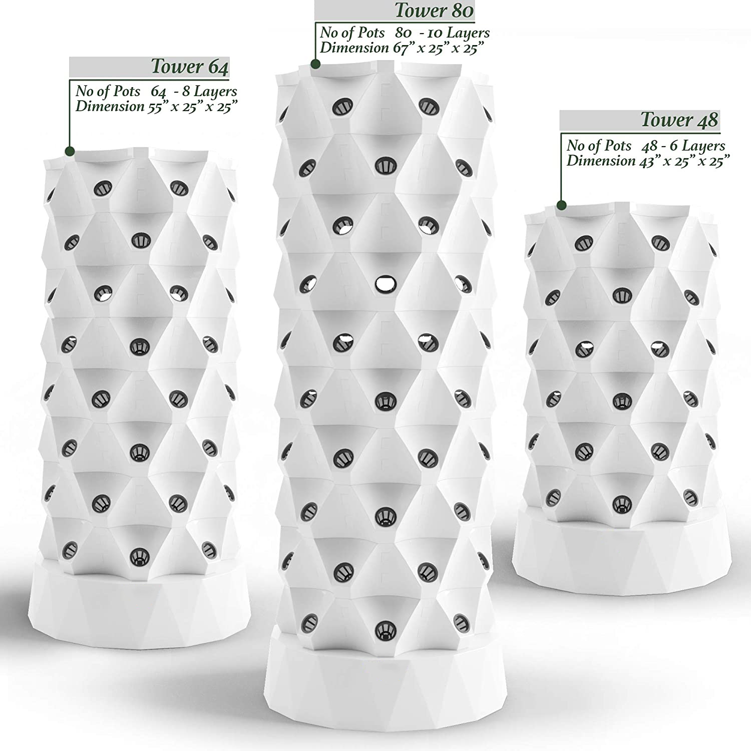 NEW Hydroponics Vertical Garde - Hydroponic Kit recension och pris