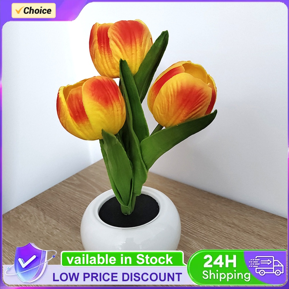 9x22cm Potted Plant Table Lamp - Plant Pot recension och pris