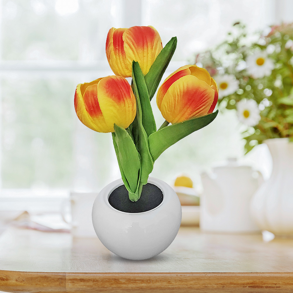 9x22cm Potted Plant Table Lamp - Plant Pot recension och pris