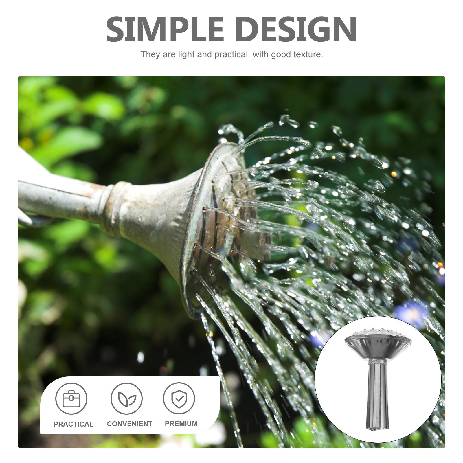 Stainless Steel Water Can Spra - Watering Can recension och pris