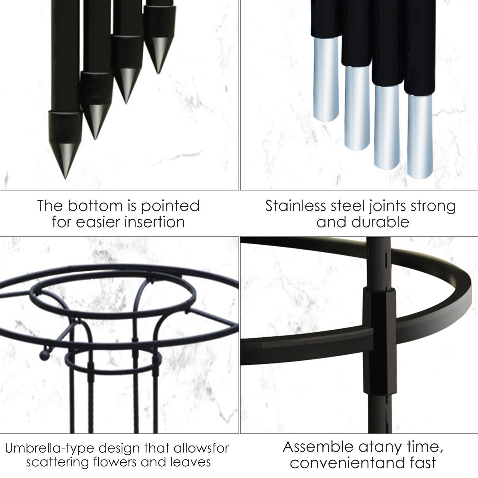Garden Trellis Umbrella Tower  - Vertical Planter recension och pris