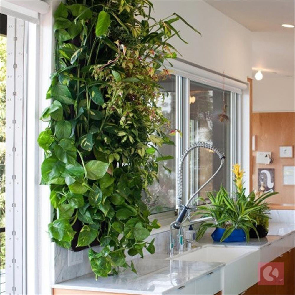 1Pcs Felt Planting Bag Wall Ha - Vertical Planter recension och pris
