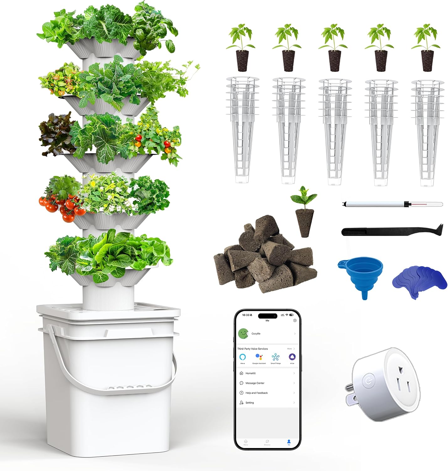 Hydroponics Growing System Kit - Hydroponic Kit recension och pris
