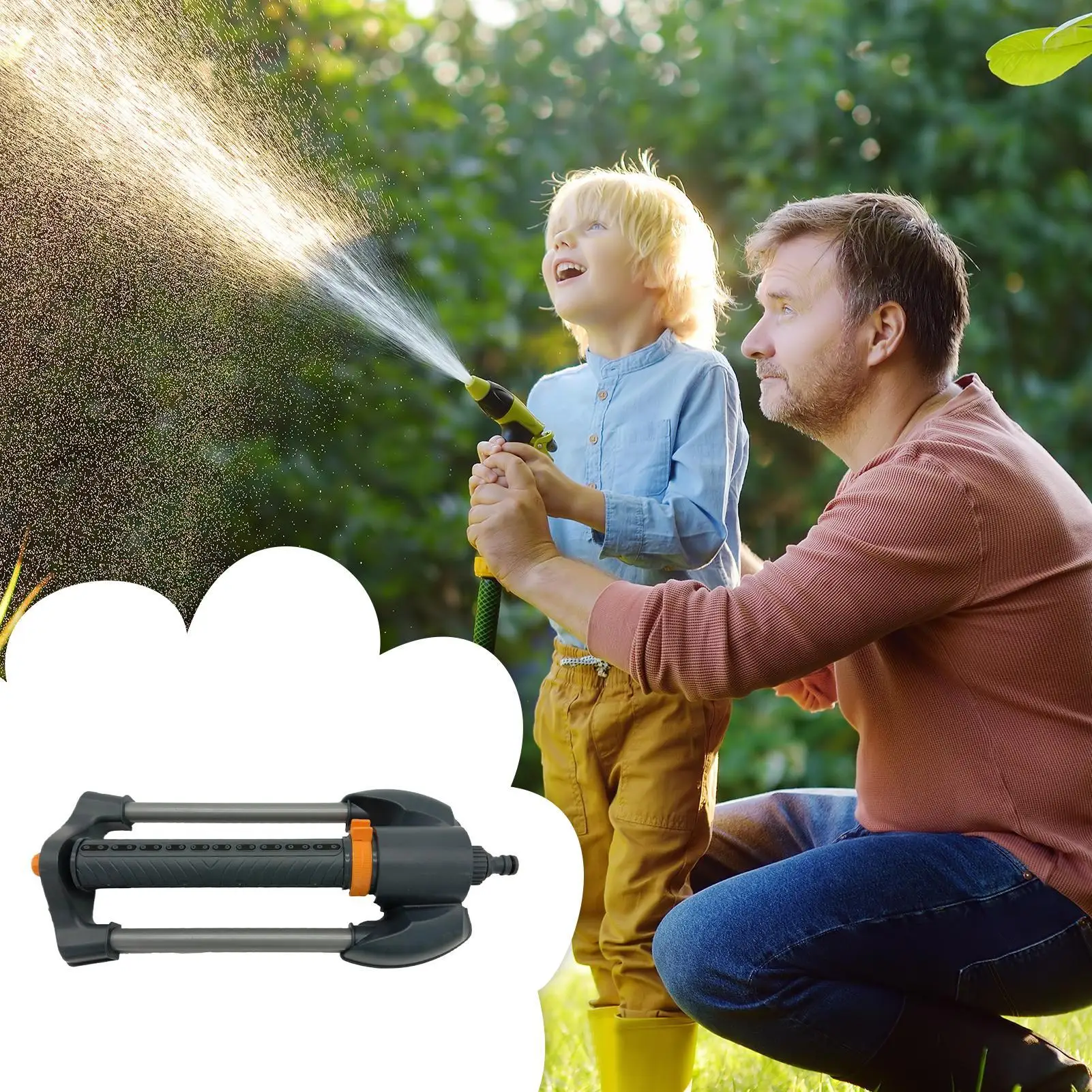 Water Sprinkler Oscillating Ga - Raised Garden Bed recension och pris