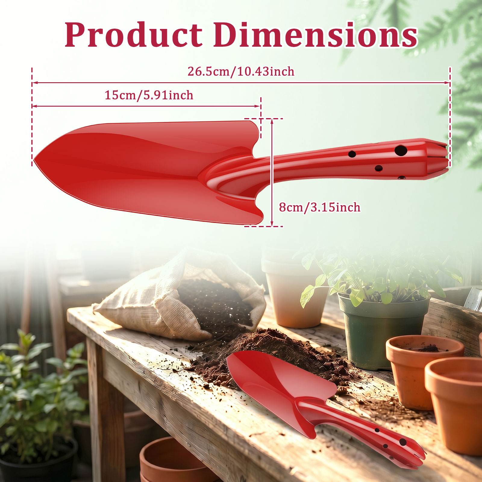 Garden Trowel Rust Resistant M - Trowel Garden Tools recension och pris