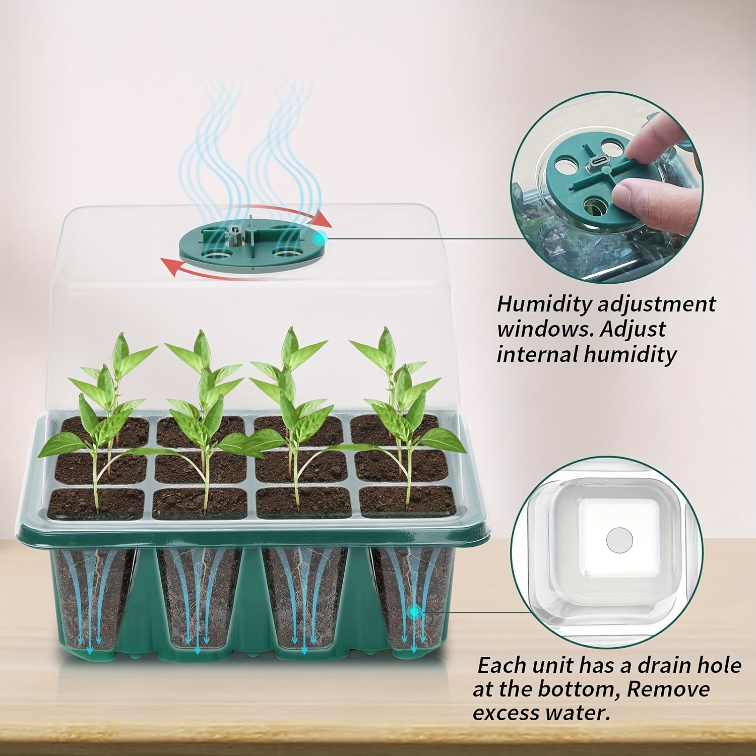 Seedling Starter Kit - 1/2/3 S - Grow Light Led recension och pris