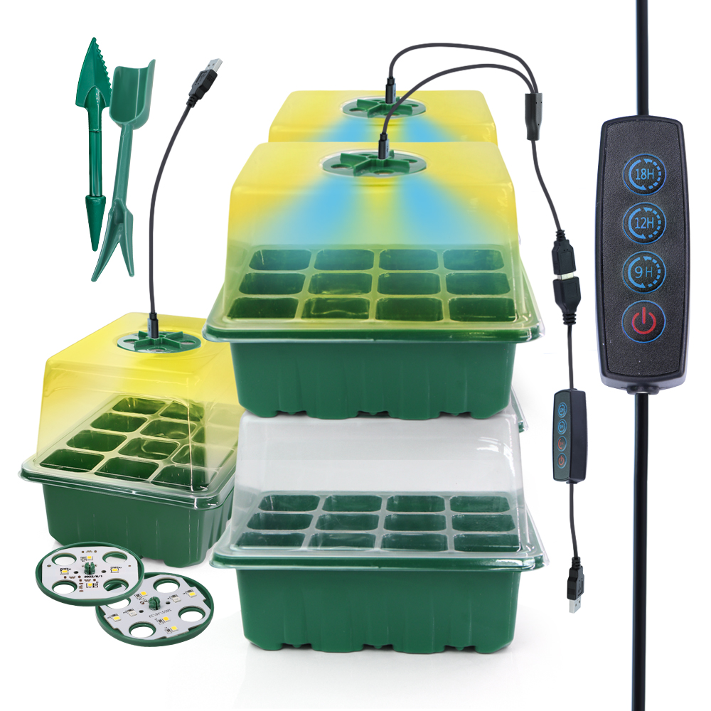 LED Nursery Pots with Grow Lig - Seed Starter Tray recension och pris