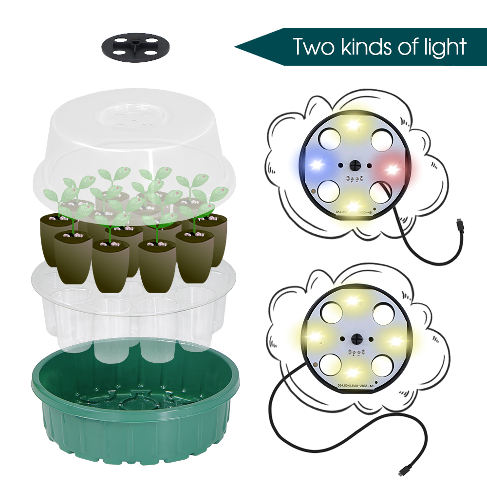 Round Seed Starter Tray with F - Seed Starter Tray recension och pris