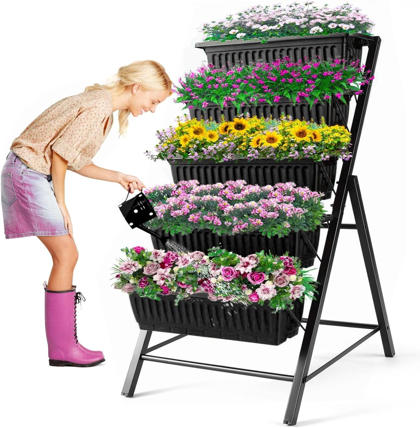 Outdoor Garden Patio Yard Vert - Vertical Planter recension och pris