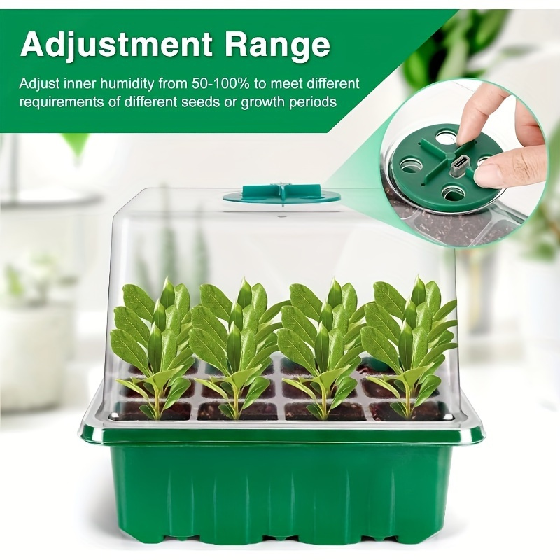 LED Grow Light Garden Plant Su - Seed Starter Tray recension och pris