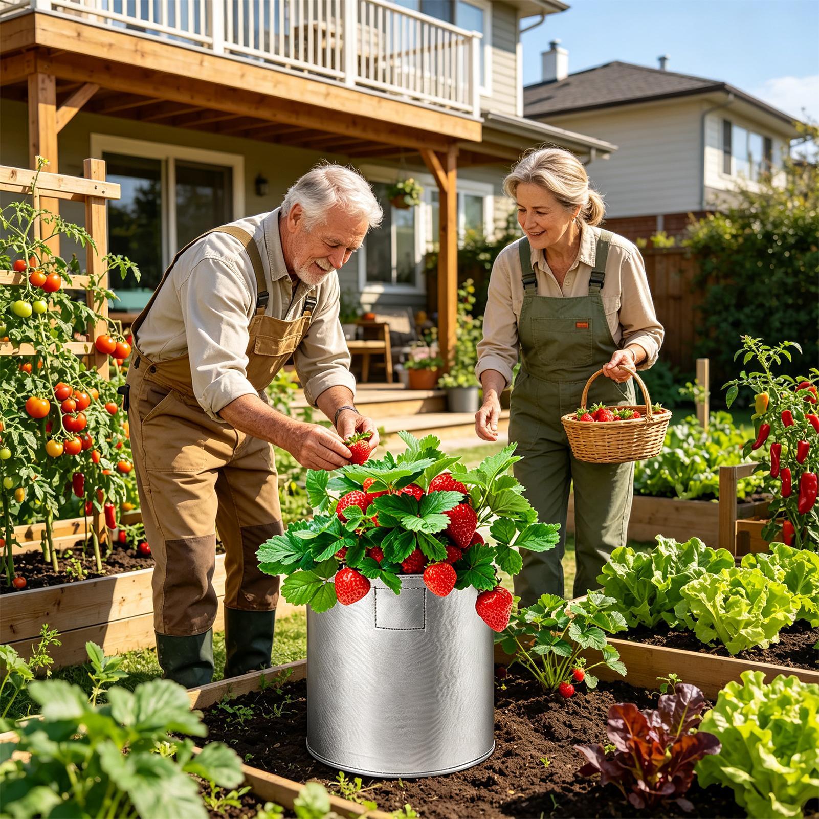 Plant Grow Bags Strawberry Tra - Grow Bag recension och pris