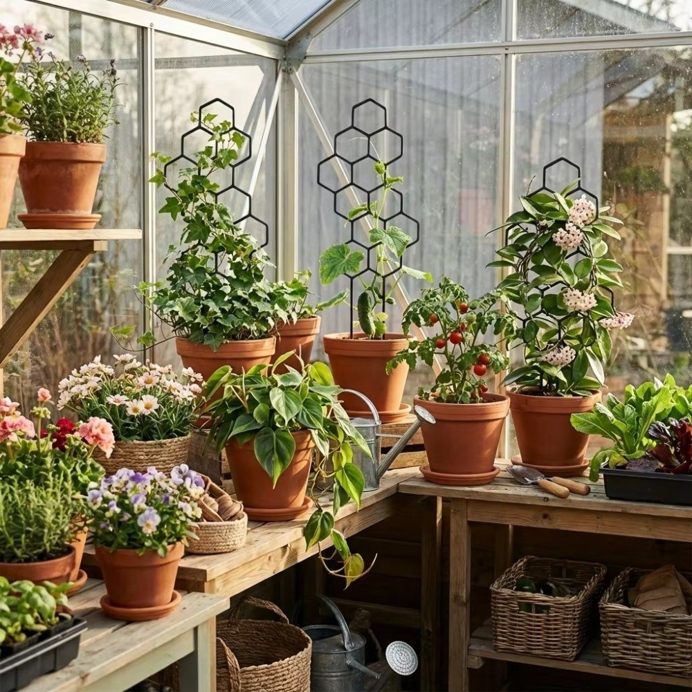 Honeycomb Design Plant Trellis - Indoor Herb Garden recension och pris