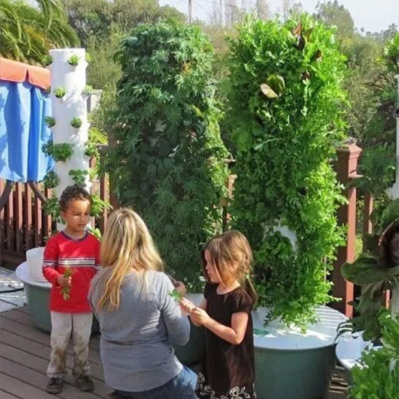 Vertical Hydroponic Grow Tower - Vertical Planter recension och pris